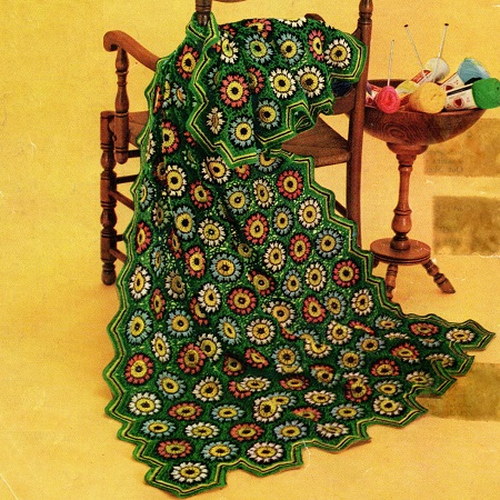 Reversible Shells Afghan