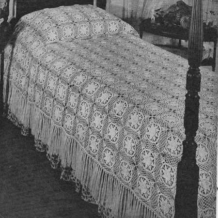 Louisiana Bayou bedspread pattern