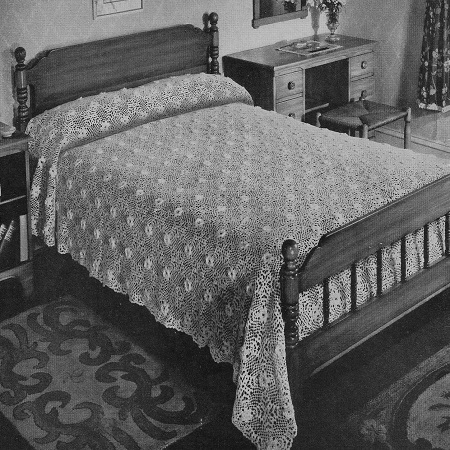 Beauty Rose Bedspread