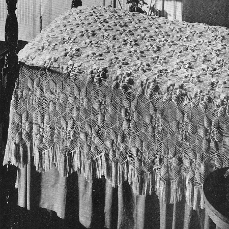 Pineapple Popcorn Bedspread