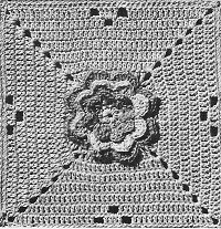 Rose garden Bedspread Pattern