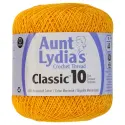 Aunt Lydia's Classic Crochet Thread Size 10, Goldenrod