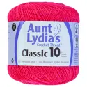 Aunt Lydia's Classic Crochet Thread Size 10, Hot Pink