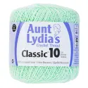 Aunt Lydia's Classic Crochet Thread Size 10, Mint Green