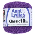 Aunt Lydia's Classic Crochet Thread Size 10, Purple