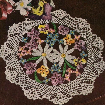 Bouquet Doily