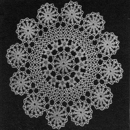 Circle of Wheels Doily