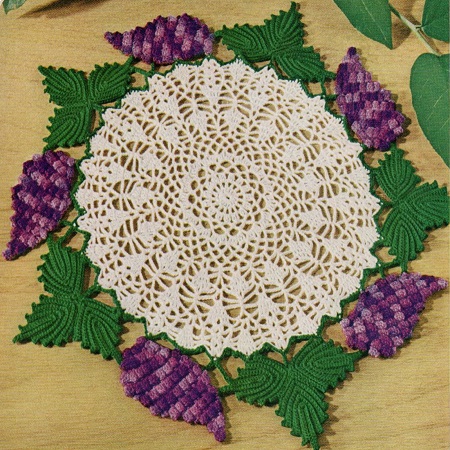 Grapes Doily