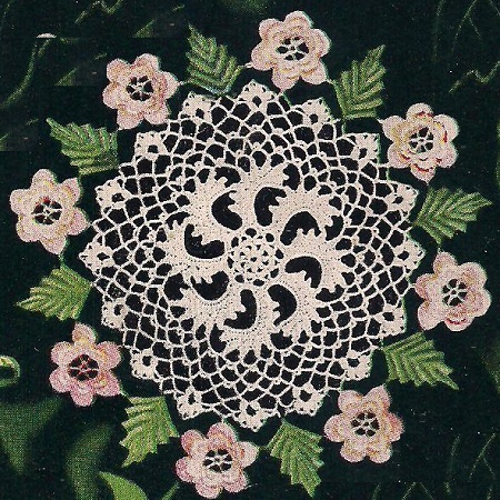 Irish Rose Doily