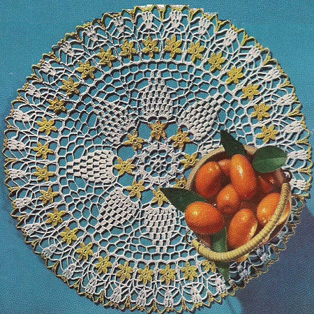 Orange Blossom Doily