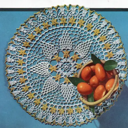 Orange Blossom Doily Pattern