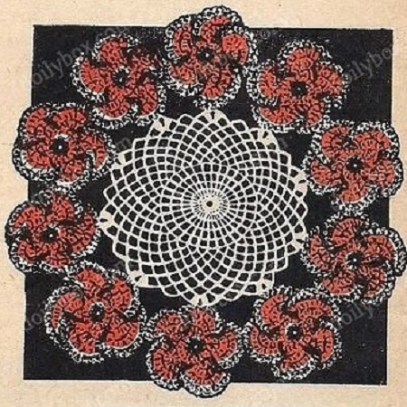 Poppy Doily