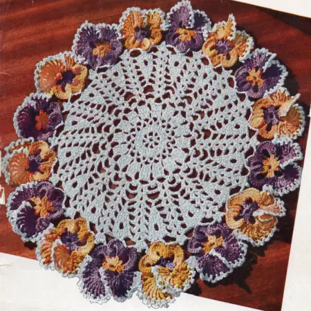 Pansy Doily Pattern