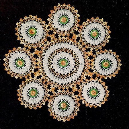 Rambler Rose Doily