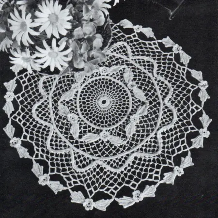 Irish Rose Doily Pattern