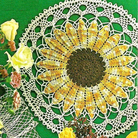 Sunflower Doily