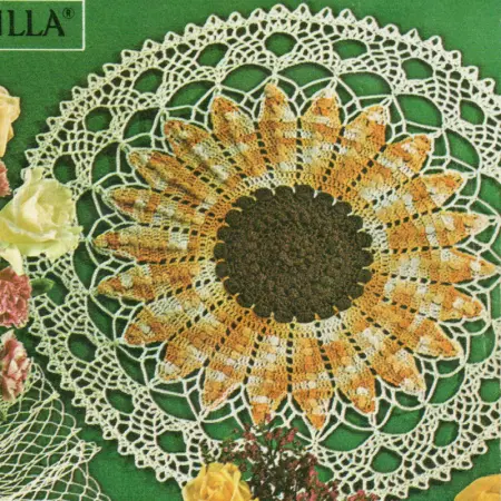 Sunflower Doily Doily Pattern