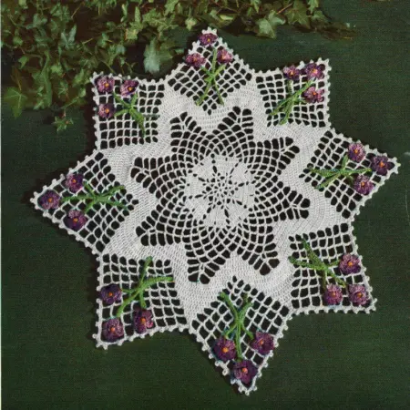 Violets Doily Pattern