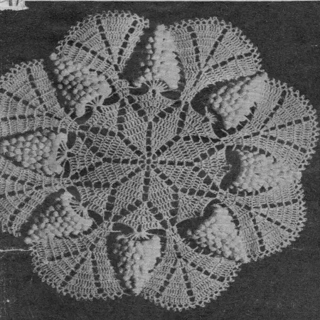 Wild Grape Doily Pattern