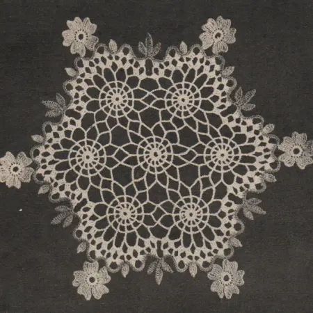 Wild Rose Doily Pattern