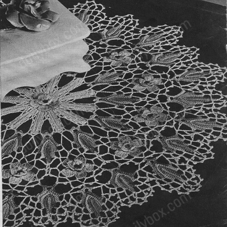 Wild Rose Doily pattern