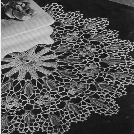 Wild Rose Doily Pattern