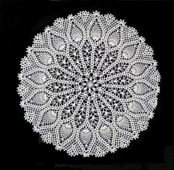 The Large Pineapple Doily
