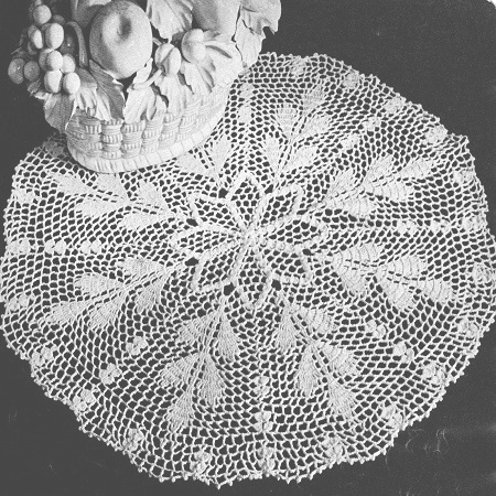 Autumn Wheat Doily