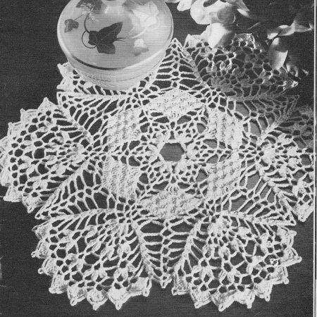 Shell Fan Doily