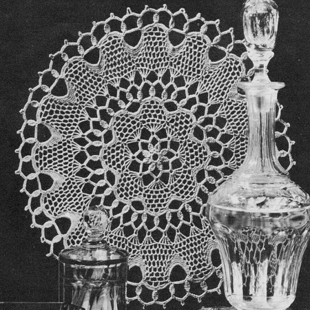 Sculptured Scallops Doily