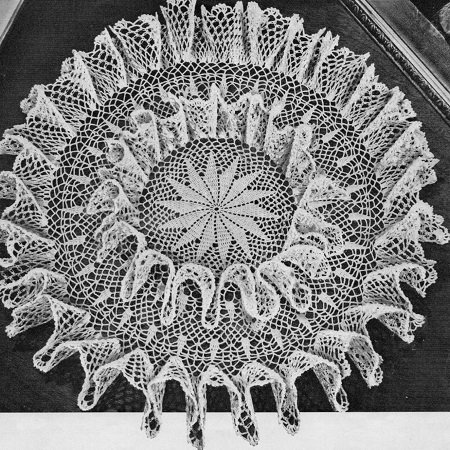Double Ruffle Doily