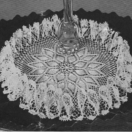 Pineapple Ruffle Doily