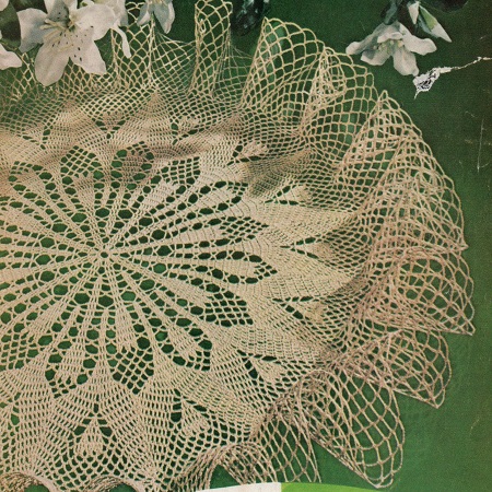 Tulip Garden Doily